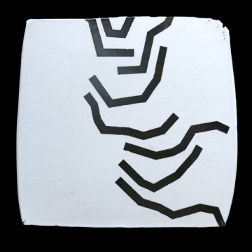 Territori assenyalat XXXXV, porcellana, 30 x 30 x 1 cm., 2013_w600_h600